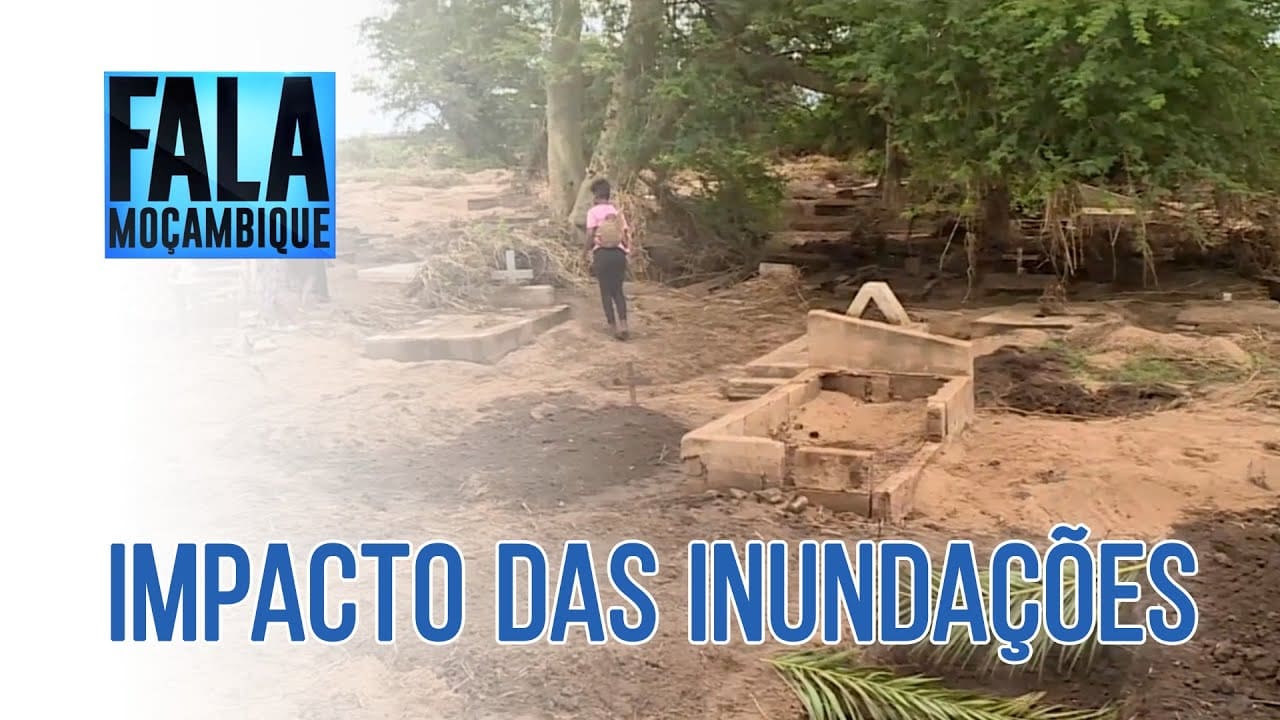 Província de Maputo: Águas destroem campas e deixam corpos a flutuar em Boane