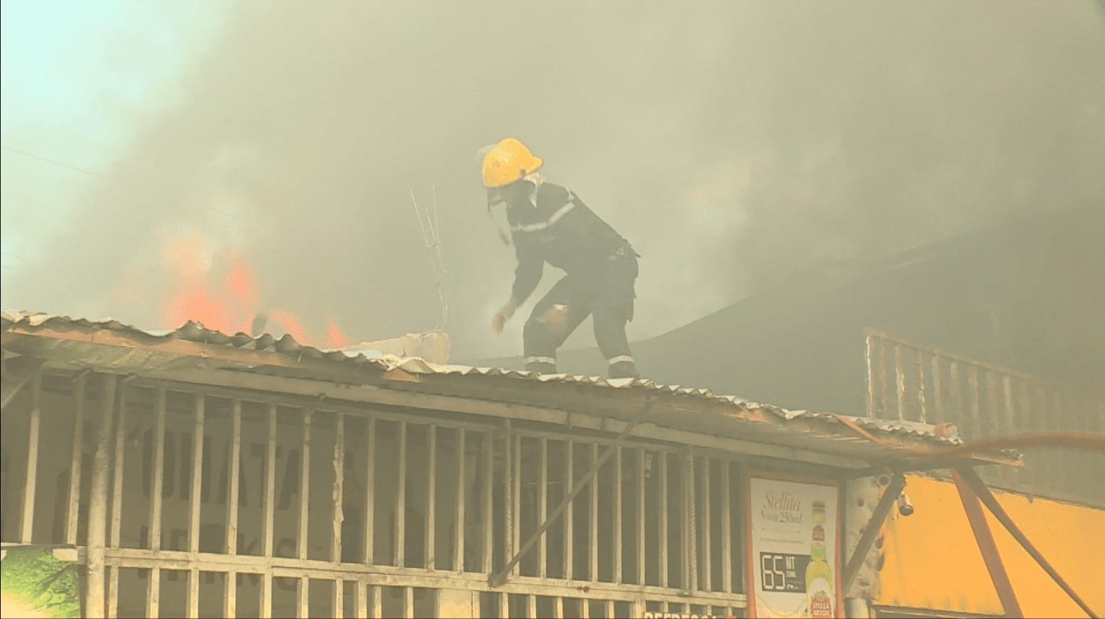 Serviço Nacional de Salvação Pública em alerta máximo devido aos incêndios em mercearias
