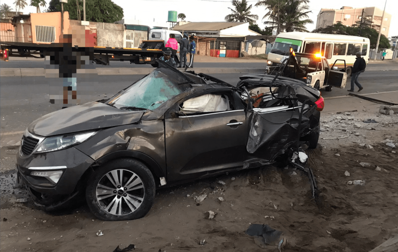 Condutor acidenta, mata, fere gravemente e abandona vítimas no local na Cidade de Maputo