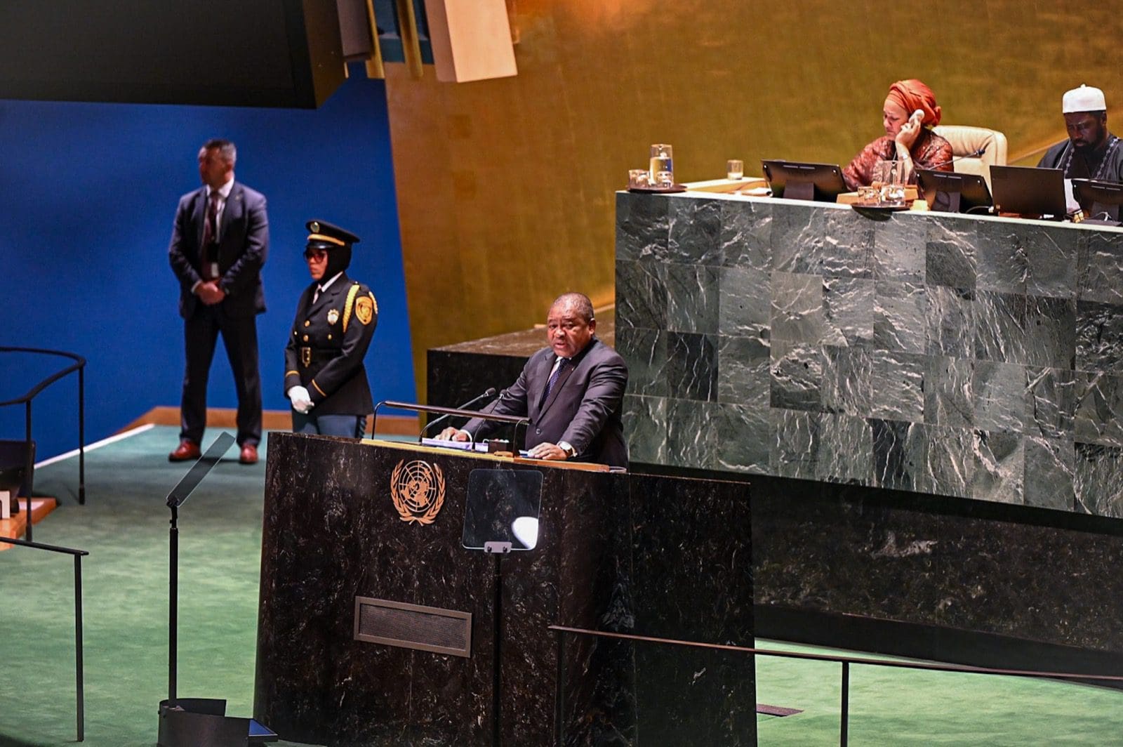 Mudanças climáticas e terrorismo em destaque no discurso do Presidente Filipe Nyusi na ONU