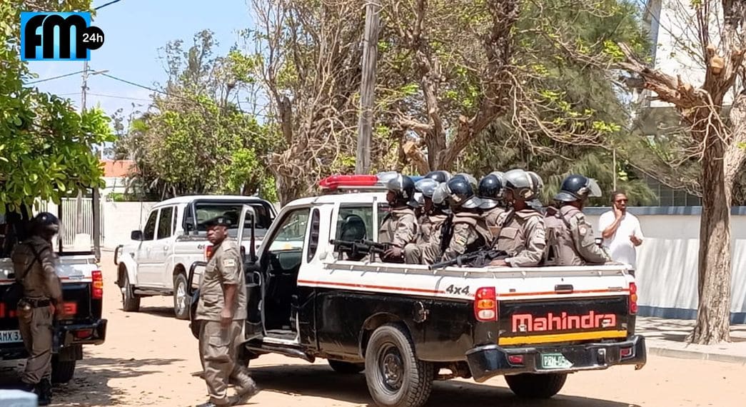 Sofala: Chegada de Venâncio Mondlane deixa Beira com forte aparato policial