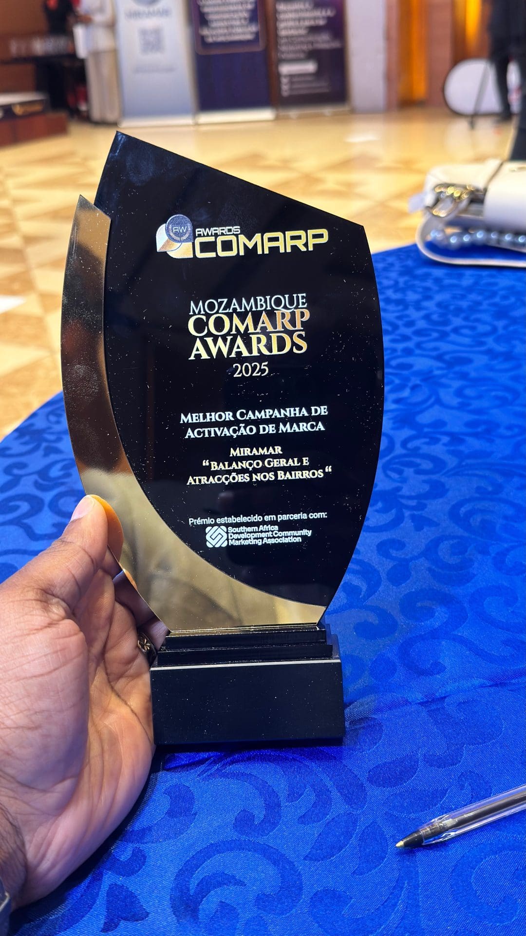 Miramar Vence Prémio de Melhor Campanha de Activação de Marca no COMARP 2025