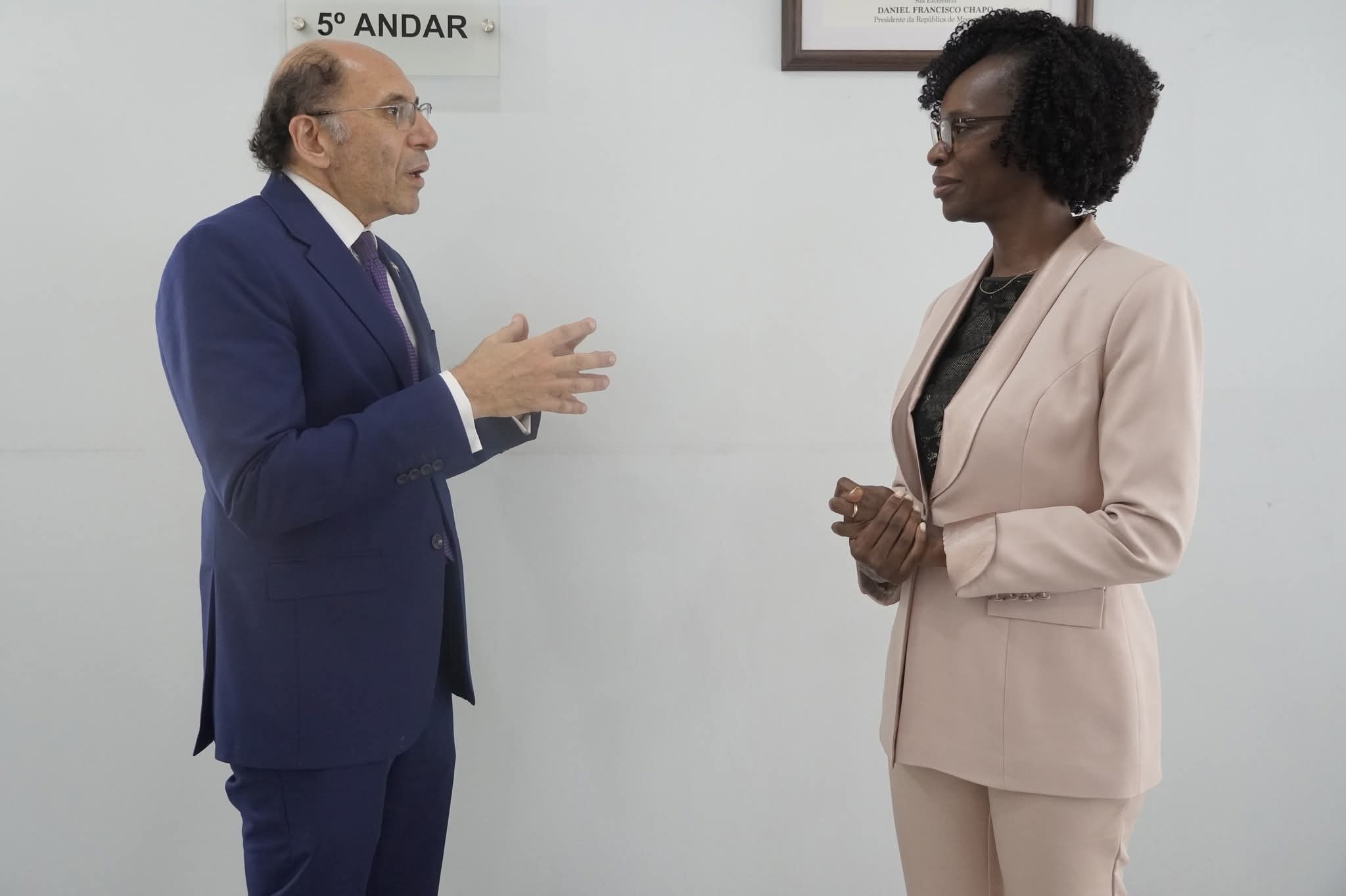 ALANE RECEBE EMBAIXADOR DO EGIPTO PARA REFORÇO DA COOPERAÇÃO BILATERAL ALANE RECEBE EMBAIXADOR DO EGIPTO PARA REFORÇO DA COOPERAÇÃO BILATERAL