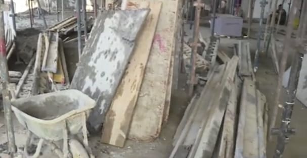 ARMAZÉM EM CONSTRUÇÃO DESABA E CAUSA DANOS MATERIAIS EM LAULANE