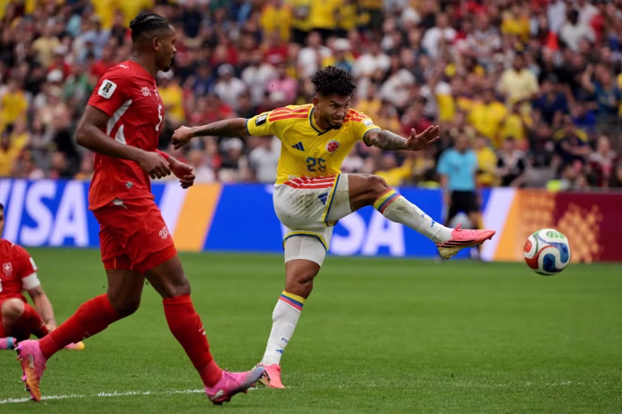 Luis-Suarez-of-Colombia-during-the-World-Cup-match-between-Switzerland-and-Colombia